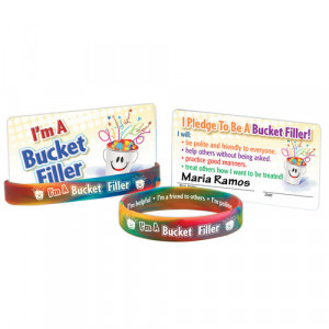 Bucket Filler Silicone Bracelet & Pledge Card