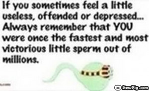 Hilarious sperm quotes (5 Photos)
