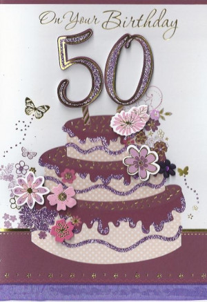 Age 50: 50th Birthday Cake