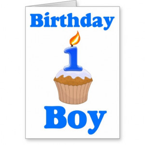 Year Old Birthday Boy Card