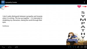 Sympathy Quotes.. screenshot thumbnail 0