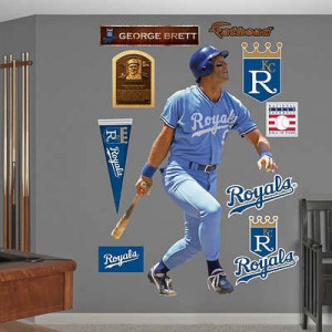 48x71) Kansas City Royals George Brett Wall Decal Sticker at Amazon ...