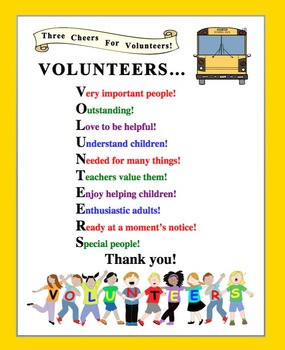 School Volunteer Thank You Poem http://kootation.com/year-volunteer ...