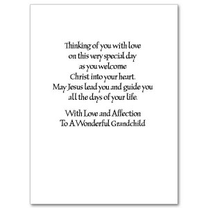 First Holy Communion Card Verses