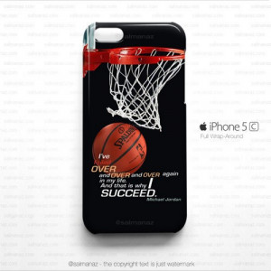 Michael Jordan Quote case for iPhone 4 4S 5 iPod 4 5 Galaxy S2 S3 S4
