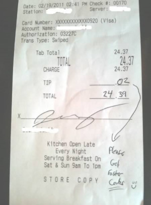 12 Absolutely Hilarious Receipt Tips