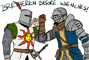 ... bros, hoes, Dark_Souls, Solaire, of, Astora, and, Crestfallen, Knight