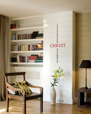 Christ Bible Quote Lettering - Vinyl Wall Sticker | Flickr - Photo ...
