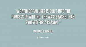 ... the process of writing. The wastebasket has evolved for a reason