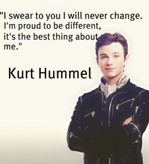 Kurt HummelKurt Hummel Quotes, Chris Colfer Quotes, Awesome Quotes ...