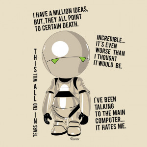 Marvin : the pessimist robot