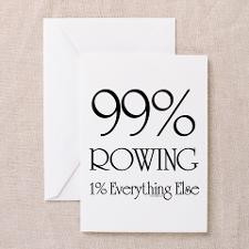 99% Rowing Greeting Cards (Pk of 10) for