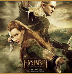The Hobbit - The Desolation of Smaug #Legolas #Tauriel