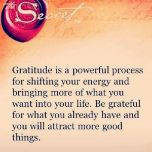 Inspirational Quote on Gratitude with Picture !!