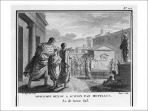 Metellus Though a Political Opponent of Scipio Honours His Memory ...