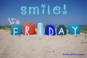 Smile! It's Friday (beach rocks)