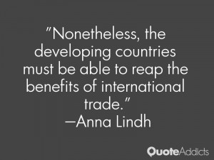 to reap the benefits of international trade trade meetville quotes