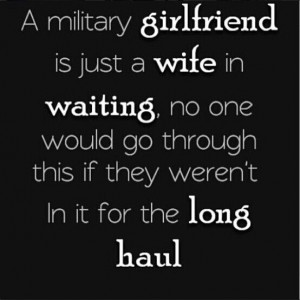 Army girlfriend