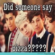 ... chill n here beside my pizza direction group one direction memes