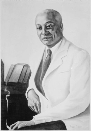 Image of Portrait of Alain Locke by Betsy Graves Reyneau