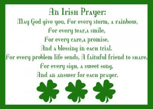 Irish prayer