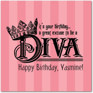Birthday Diva - Birthday Greeting Cards - Hello Little One - Pink ...