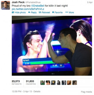 Drake Bell and Josh Peck