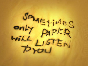 Sometimes only Paper will listen to you.