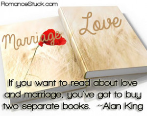 If you want to read about love and marriage, you've got to buy two ...