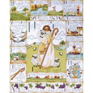 23rd Psalm Counted Cross Stitch Kit-16