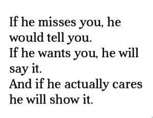 ... miss you i want you i wish you would let me show you how much i care d