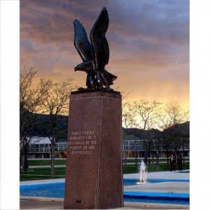 Saw this statue and quote at the Air Force Academy in Colorado. It’s ...