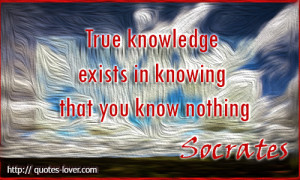 Philosophy Quotes On Knowledge