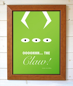 Disney Pixar Toy Story Green Alien Quote Oh The Claw Minimalist ...
