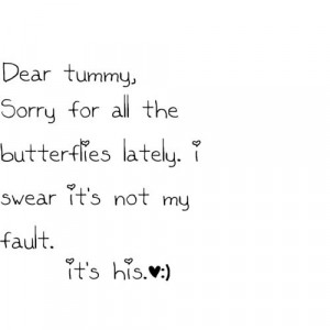 Sorry tummy it's not my fault!