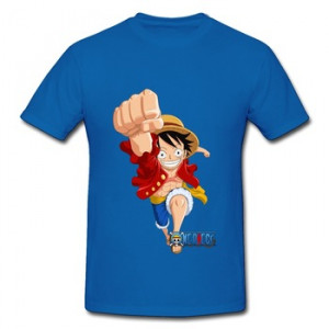 High Quality Round Neck Men Tshirt One piece Luffy go Designed Classic ...