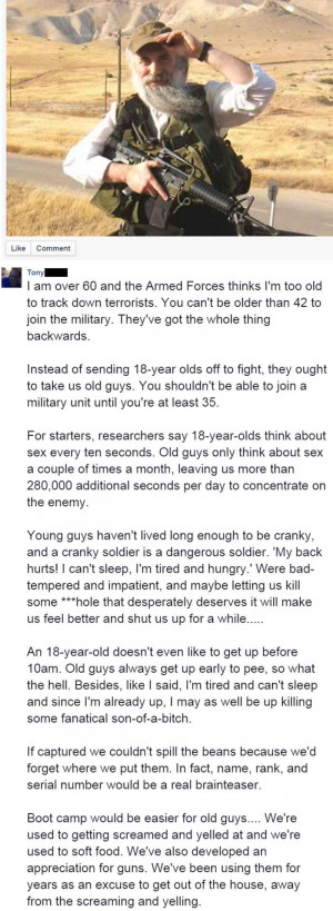 Guy Posts The Best Response Ever After Being Rejected By The Military ...