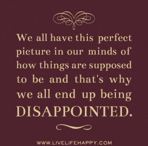 Being Disappointed Quotes About Sayings Picture