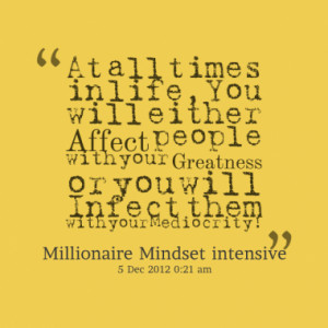 Quotes About: Millionaire mindset intensive