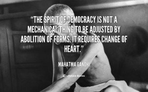sir winston churchill once said that democracy is the worst form of ...