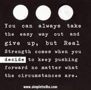 Keep pushing forward