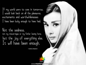 Audrey Hepburn Inspirational Quote