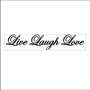 Live Laugh LovePeel and Stick Family Wall Quotes Words
