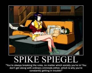 ... cowboy bebop character faye valentine spike spiegel quote firefly