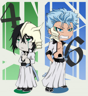 Bleach_ Ulquiorra and Grimmjow by Letucse