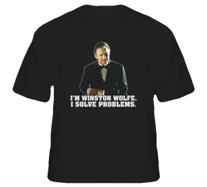 Pulp Fiction Movie Mr Winston Wolfe T Shirt