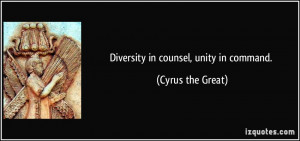 Unity In Diversity Quotes