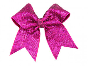 Pink Cheer Bows Clip Art