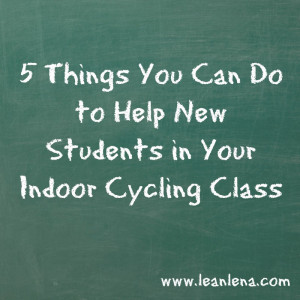 Indoor Cycling Quotes new students in indoor cycling