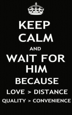 wait for him